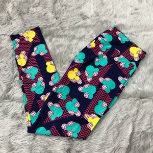 NWOT LuLaRoe Disney Mickey Mouse Leggings TC